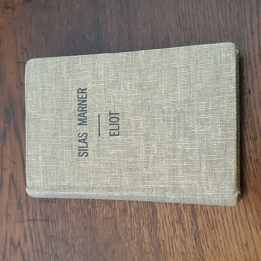 Vtg 1929 Silas Marner Hardcover School Book by George Eliot